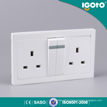 British Standard Electrical Double 13A 3-Pin Plug Socket Multi Plug Socket